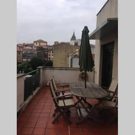 شقة Atico Centro 3hab+garaje+terraza+wifi اوفيدو