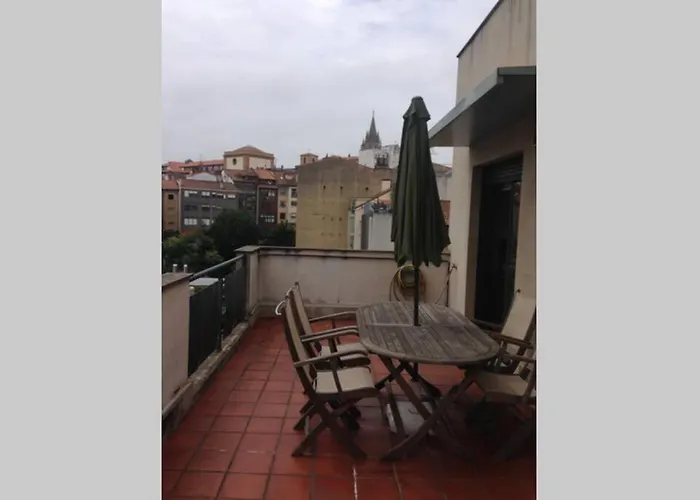 Apartamento Atico Centro 3hab+garaje+terraza+wifi Oviedo